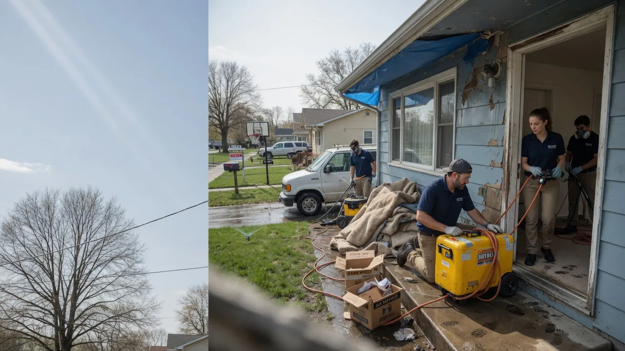 Basement Flood Cleanup in Sheboygan, WI near me